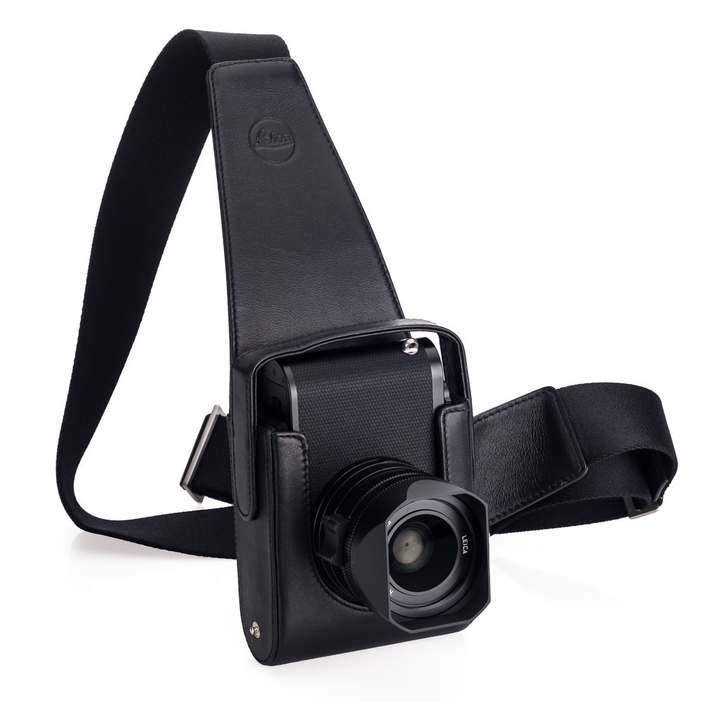 Leica Q (Typ 116) Black Leather Holster Camera Straps and Supports