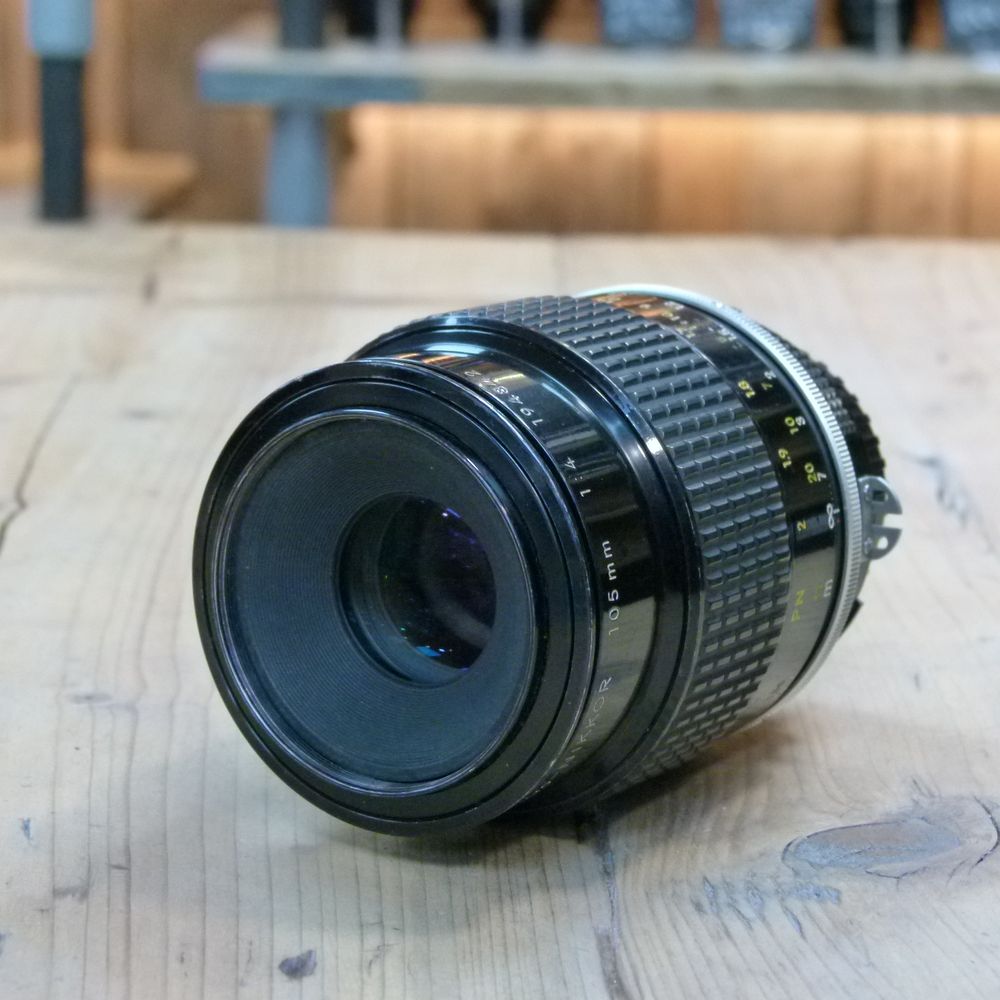 Used Nikon MF Nikkor 105mm f4 Micro Ai Macro Lens Used MF Lenses