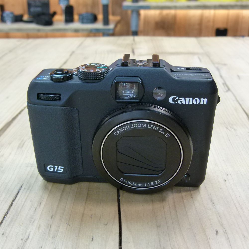 Used Canon PowerShot G15 Black Digital Camera Used Cameras Used