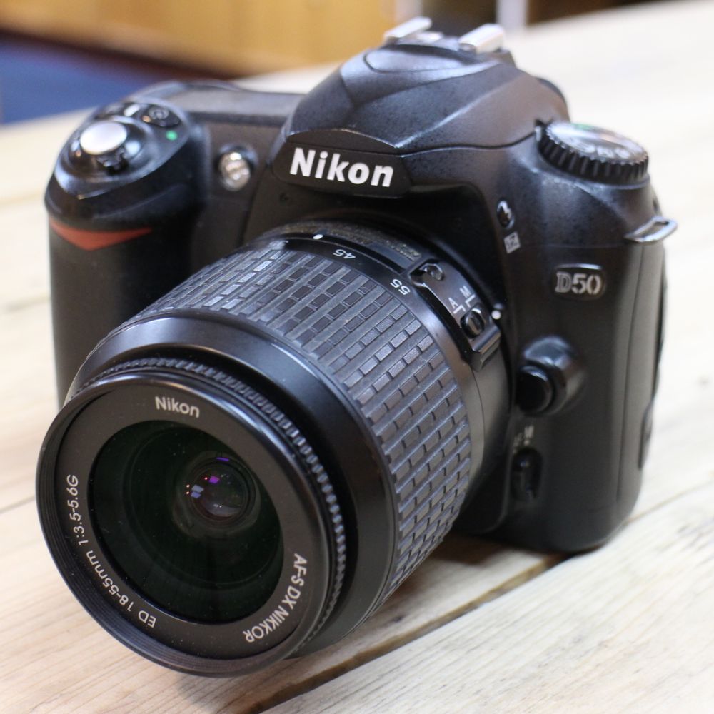 Used Nikon D50 DSLR with 1855mm F3.55.6 Lens Used Cameras Used