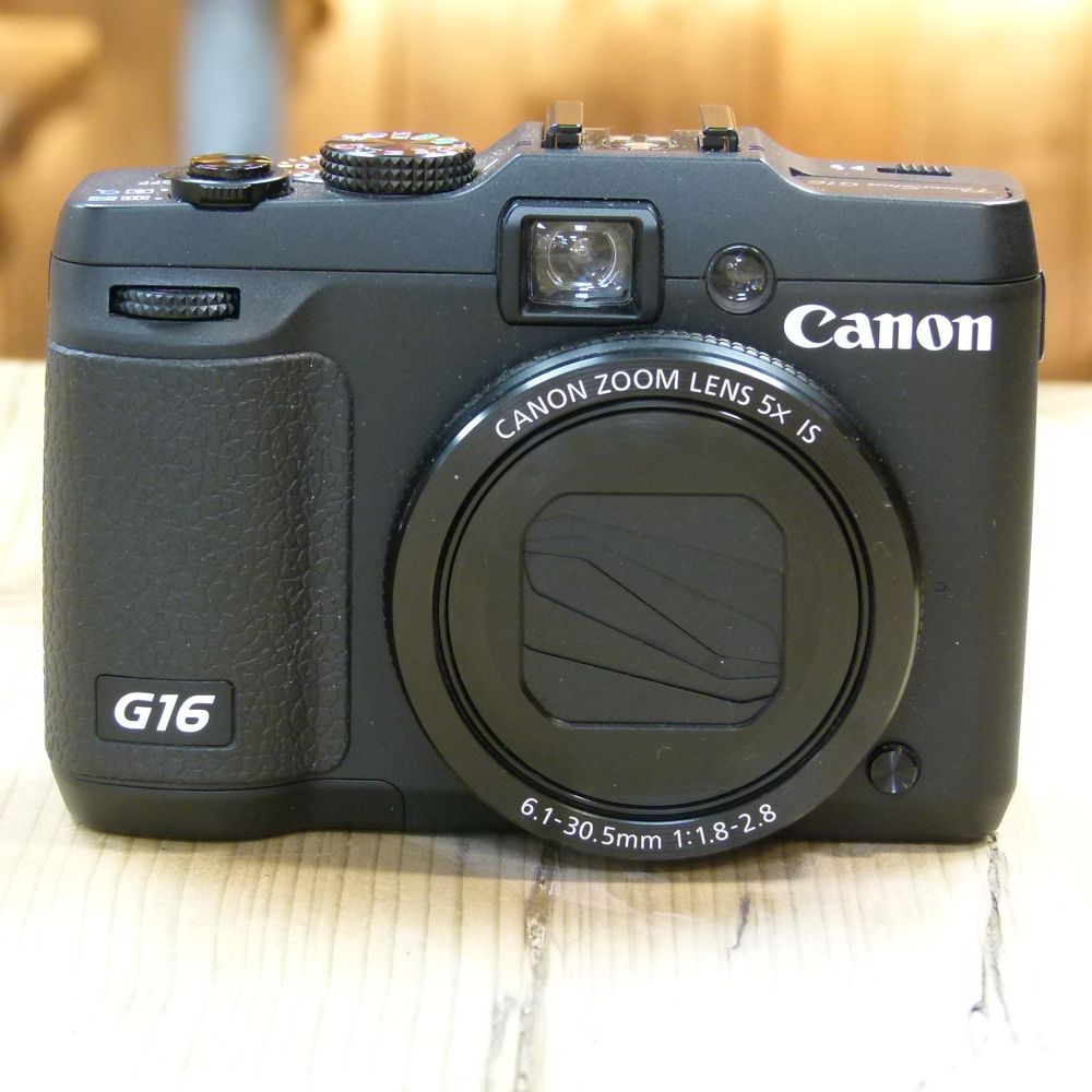Used Canon PowerShot G16 Black Digital Compact Camera Used Cameras