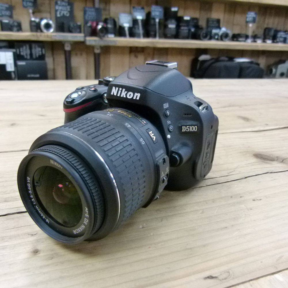 Used Nikon D5100 Digital SLR with 1855mm VR Kit Lens Used Cameras Used Harrison Cameras