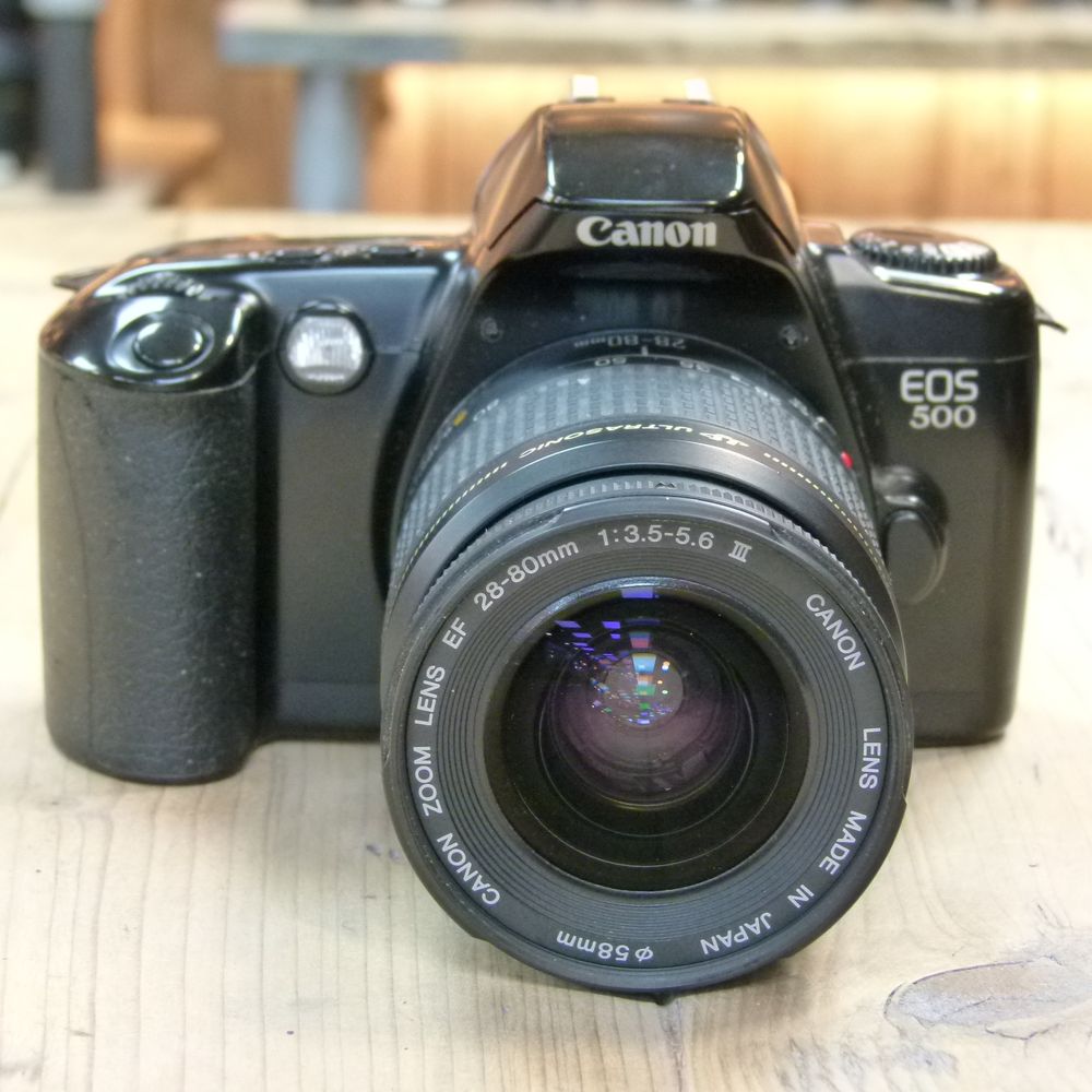 Used Canon EOS 500 SLR Film Camera with EF 2880mm USM Lens Used