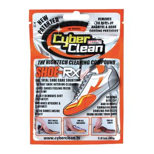 Cyber Clean Orange Ziplock Bag Shoe Cleaning Compound