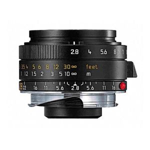 Leica M 28mm F2.8 Elmarit Asph 6-bit Black Lens 11606