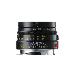 Leica M 50mm F2.5 Summarit Black Lens 11644