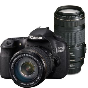 Canon EOS 60D Digital SLR Camera with 17-85 IS Lens and 70-300 IS Lens Kit