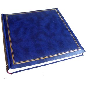Classic Blue Traditional Photo Album - 100 Sides