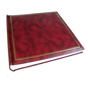 Classic Burgundy Traditional Photo Album - 100 Sides