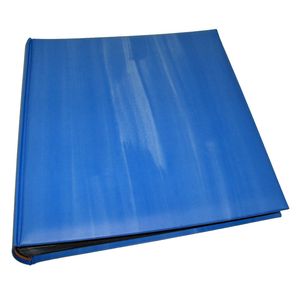 Cloud Blue Traditional Photo Album - 100 Black Sides
