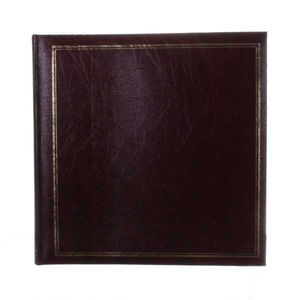 Classic Large Burgundy Traditional Photo Album - 100 Sides