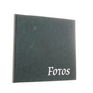 Big Vinyl Green Traditional Photo Album - 100 Black Sides