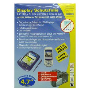 Dorr Clear Universal Screen Protection Foil 4.7"