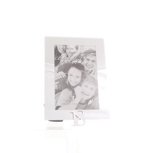 18th Birthday Glass and Mirror 6x4 Photo Frame