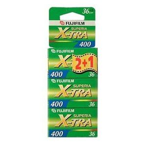 Fujifilm Superia 400 36 Exp Colour Print Film Triple Pack