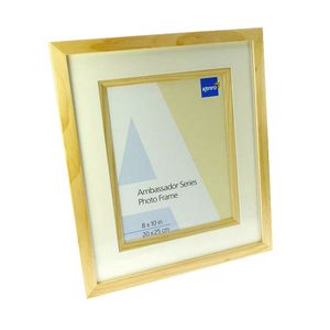 Ambassador Natural Wood 10x8 Photo Frame