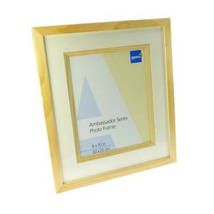 Ambassador Natural Wood 12x8 Photo Frame
