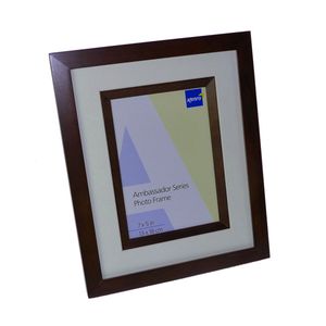 Ambassador Dark Oak Wood 7x5 Photo Frame