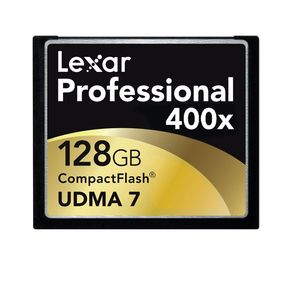 Lexar 128GB Professional UDMA 7 Compact Flash 400x Memory Card