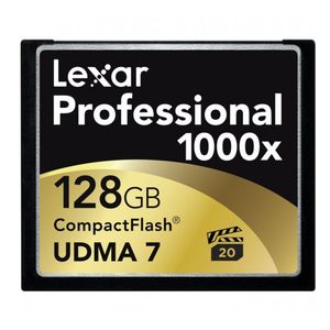 Lexar 128GB Professional UDMA 7 CompactFlash 1000x Memory Card
