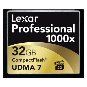 Lexar 32GB Professional UDMA 7 CompactFlash 1000x Memory Card