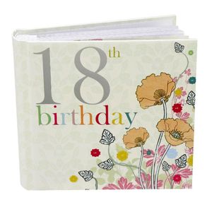 18th Birthday Nouveau Delights 6x4 Slip In Photo Album 80 Photos