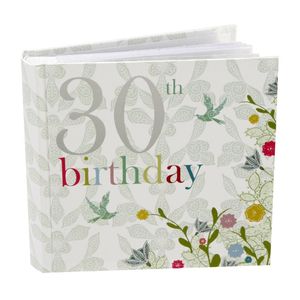 30th Birthday Nouveau Delights 6x4 Slip In Photo Album 80 Photos