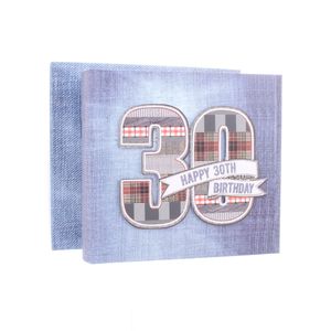 30th Birthday Denim Collection 6x4 Slip In Photo Album 80 Photos