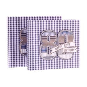 80th Birthday Denim Collection 6x4 Slip In Photo Album 80 Photos