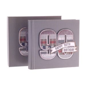 90th Birthday Denim Collection 6x4 Slip In Photo Album 80 Photos