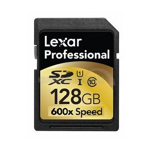 Lexar 128GB Professional UHS-I SDXC 600x Class 10 Memory Card