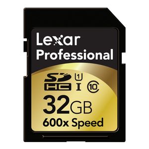 Lexar 32GB Professional UHS-I SDXC 600x Class 10 Memory Card