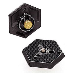 Manfrotto 030-14 Hexagonal Adapter Plate Normal with 1/4" 030