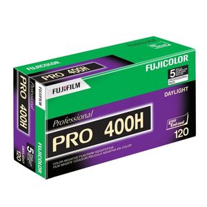Fujifilm Pro 400H 120 Colour Print Roll Film Pack of 5