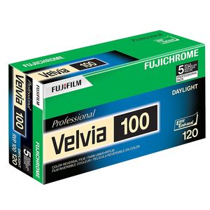 Fujifilm Provia 100F 120 Colour Slide Roll Film Pack of 5