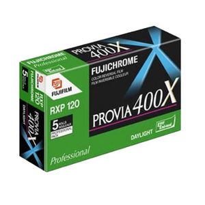 Fujifilm Provia 400X 120 Colour Slide Roll Film Pack of 5