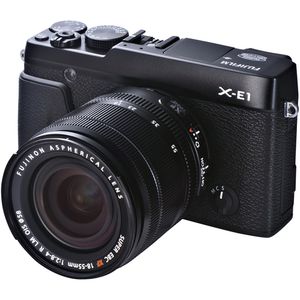 Fujifilm X-E1 Black Digital Camera and 18-55mm Lens Kit