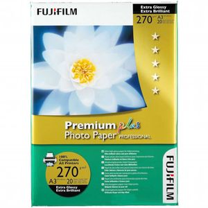 Fujifilm Premium Plus Professional Extra Glossy A4 Photo Paper 270g - 20 Sheets