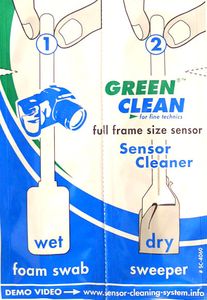 Green Clean Full 35mm-Size Sensor Wet & Dry Swabs 25 pcs