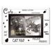 Cats Glass and Mirror 6x4 Photo Frame