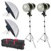 Dorr Basic Flash Kit with 2x Flash Heads 2x Stands 2x Softbox