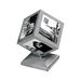 Silver Metal Cube For 6 3x3 Photos