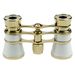 Danubia Opera 3.5x25mm Pearl and Gold Binoculars
