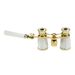 Danubia Opera 3x25mm Pearl and Gold Binoculars with Handle