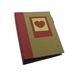 Green Earth Red Heart Mini Max 7x5 Slip In Photo Album - 120 Photos