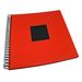 Style II Light Red Spiral Traditional Photo Album - 40 Sides