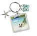 Shot2Go Flip Flop Acrylic KeyRing - Add Your Own Photo