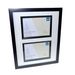 Ambassador Black Wood Double 7x5 Photo Frame