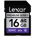 Lexar 16GB Secure Digital Premium 100x 15MB/s SDHC Memory Card