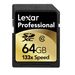 Lexar 64GB Secure Digital Professional 133x 20MB/s SDHC Memory Card